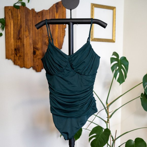 Express Tops - Express Women's Green Bodysuit